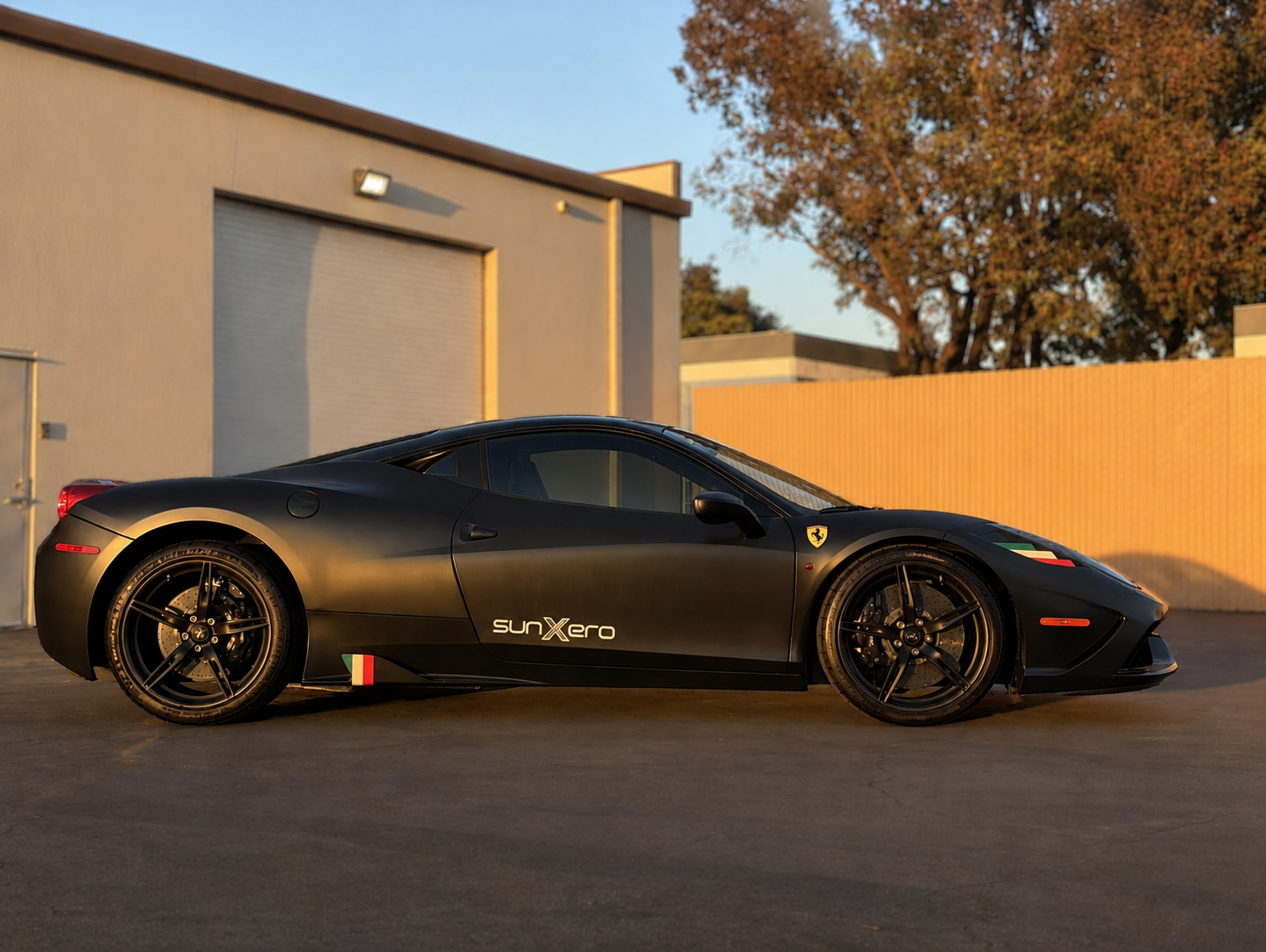 Black Ferrari — Side View