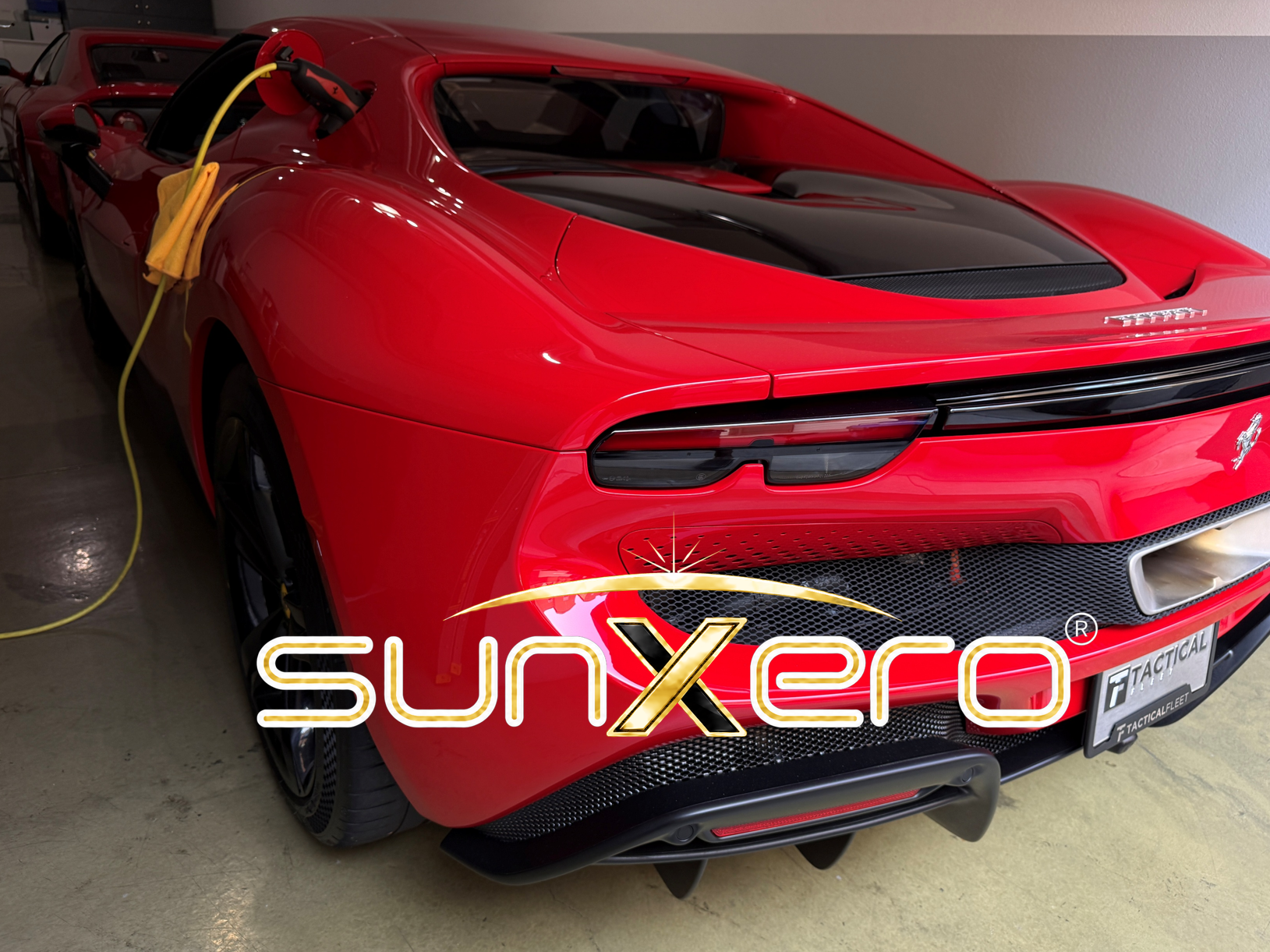 Red Ferrari — Charging