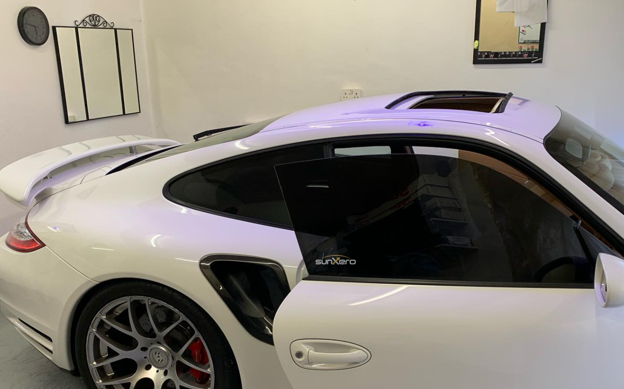 Black sports car