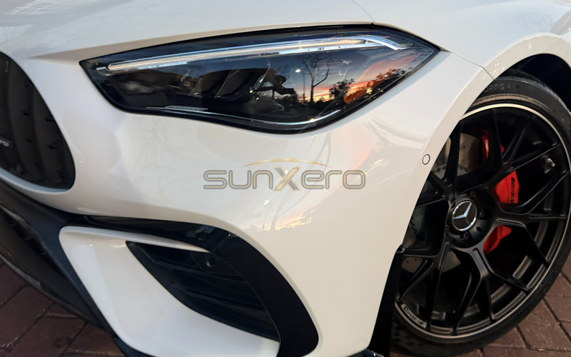 Clear headlight and taillight film — factory OEM appearance