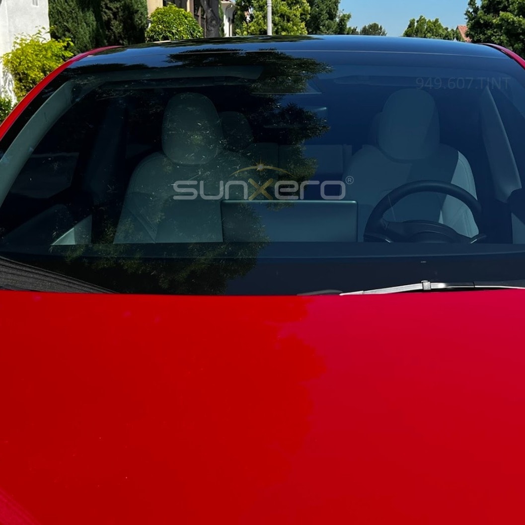 Red Car — sunxero Windshield Shade 2
