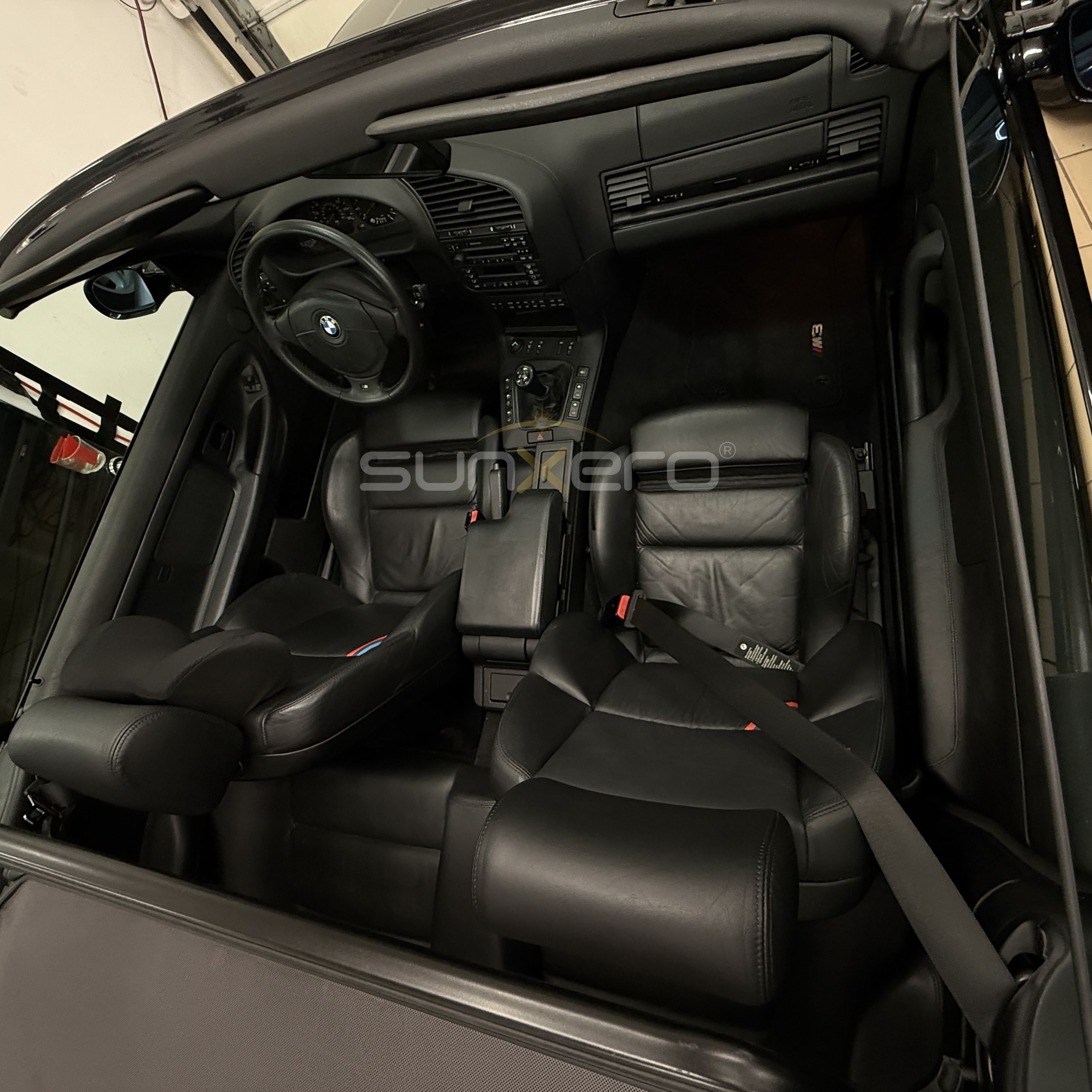 Black Convertible — Interior Overhead