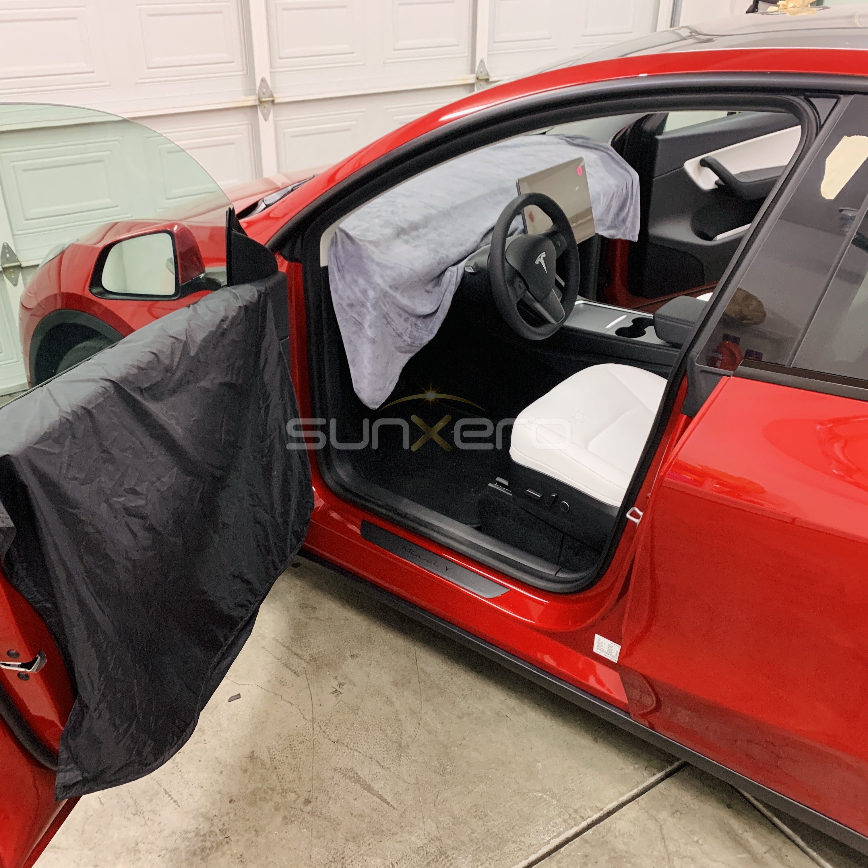 Red Tesla — Seat Covers