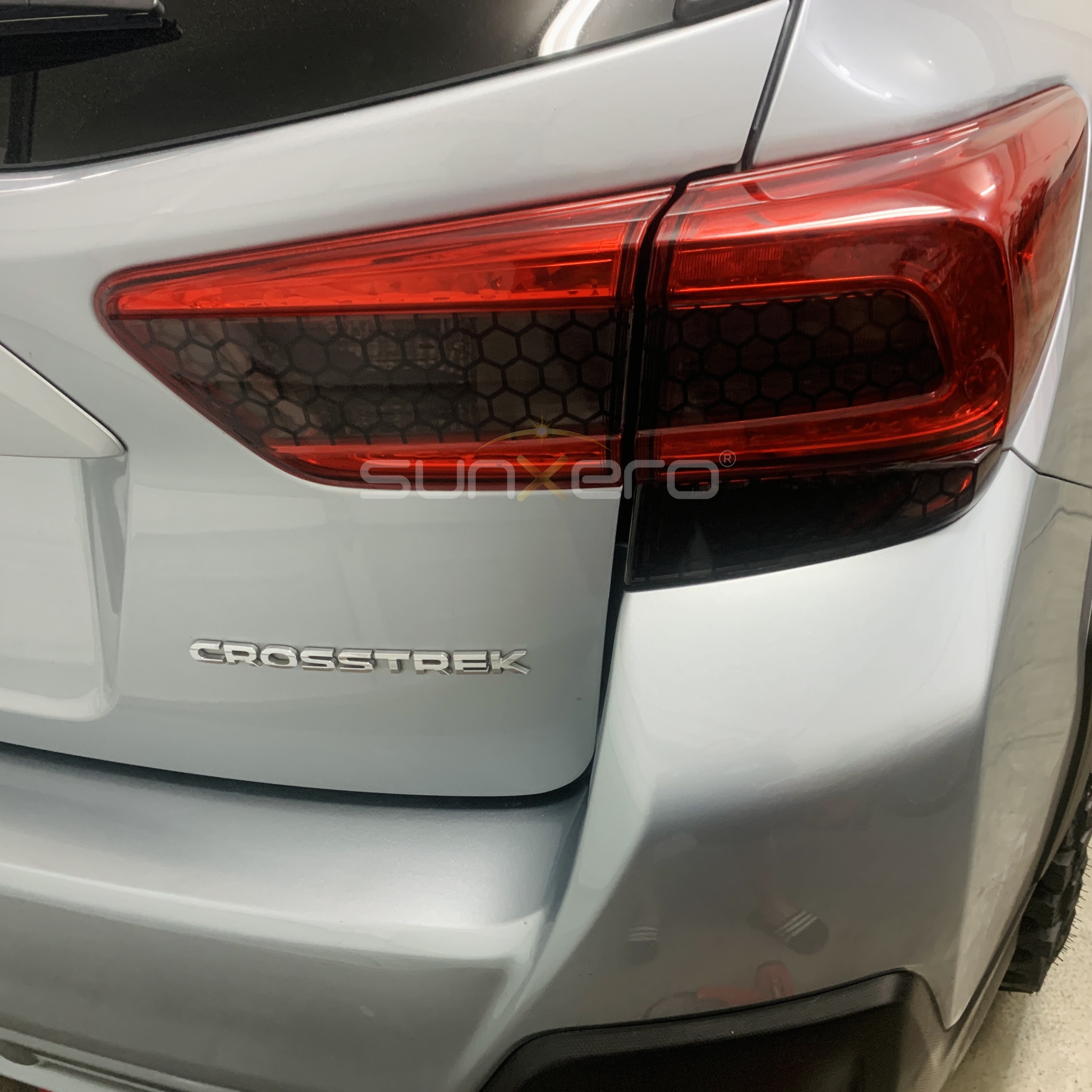 White Subaru — Taillight Detail