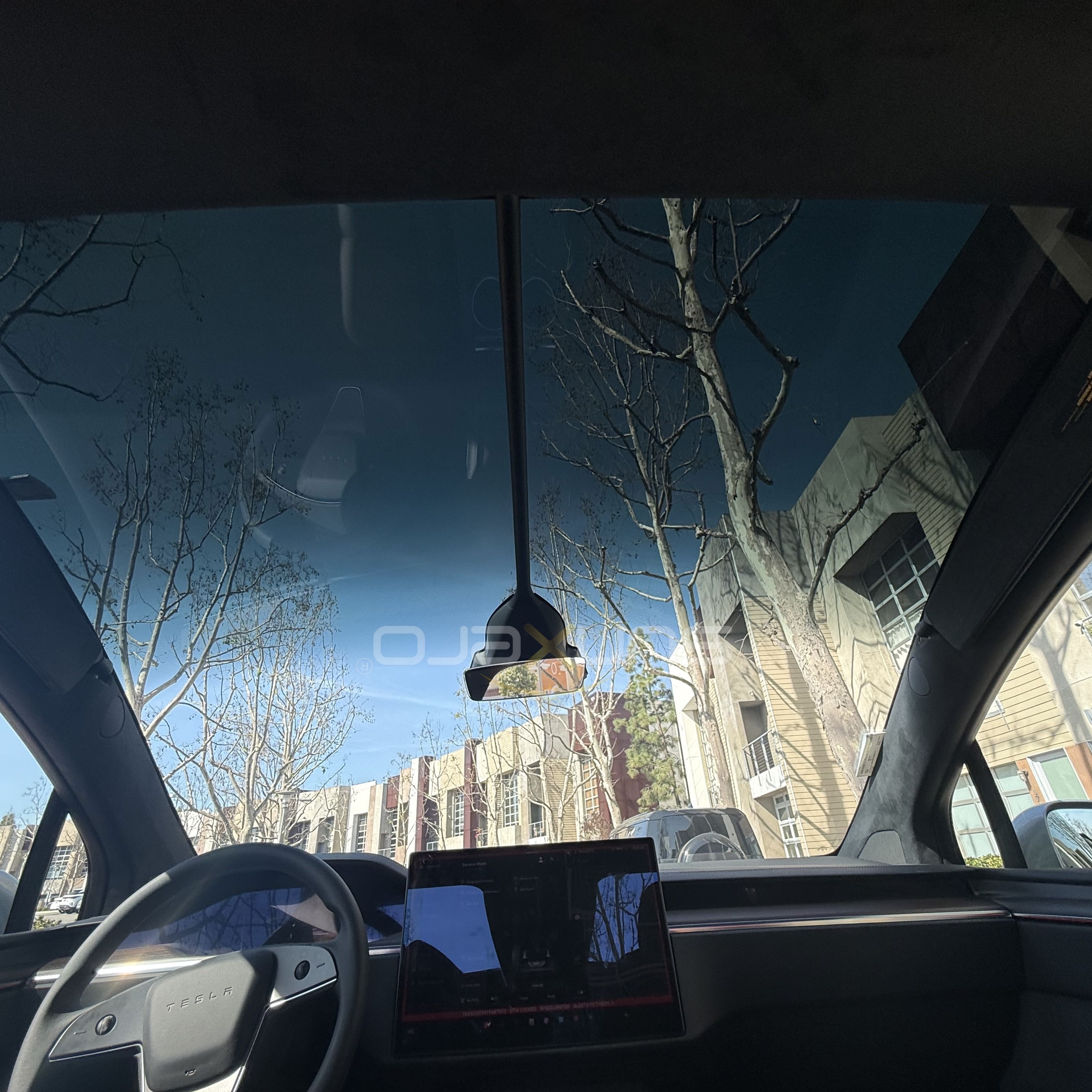 Sports Car — Interior Urban Street