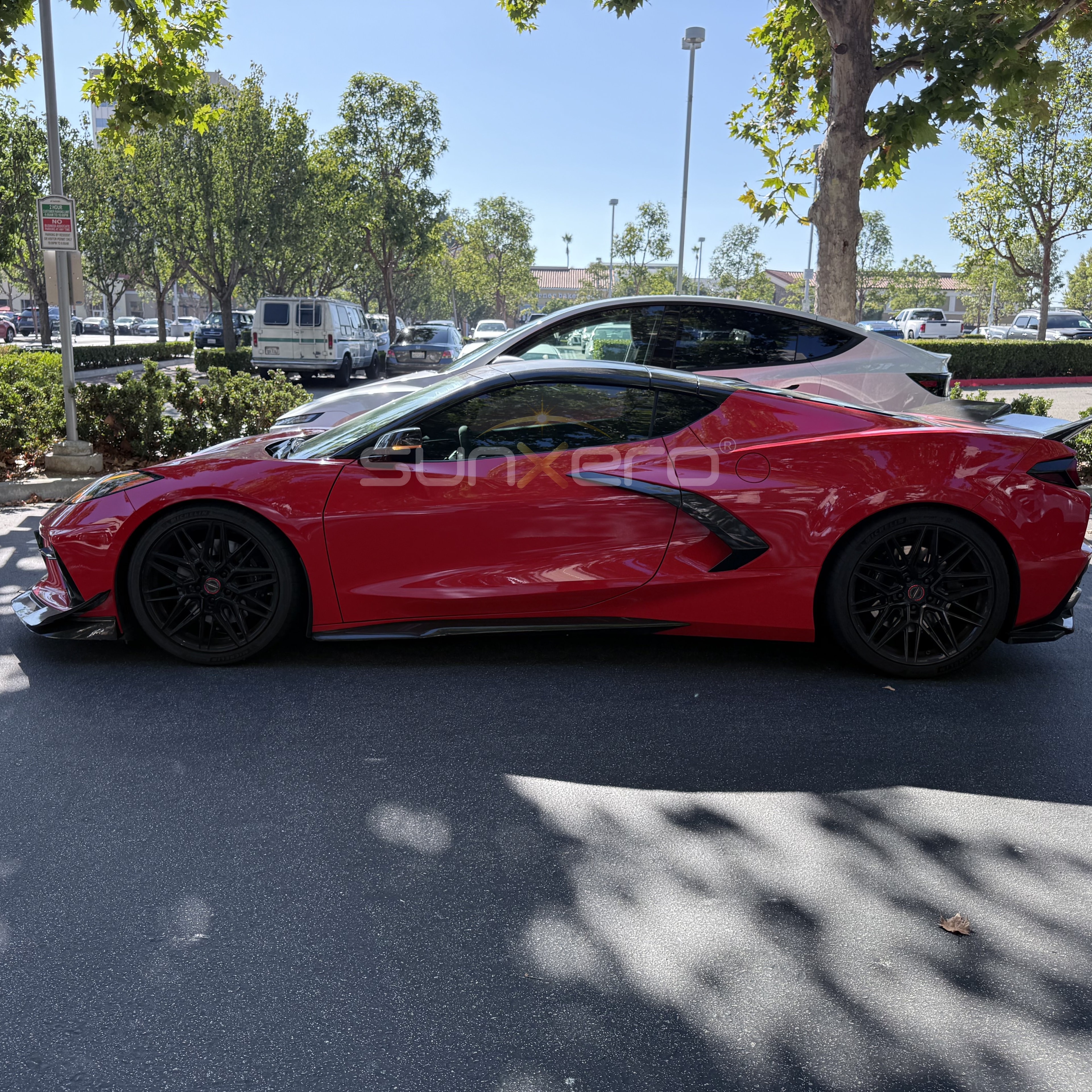 Sports Car — Glowing Taillights