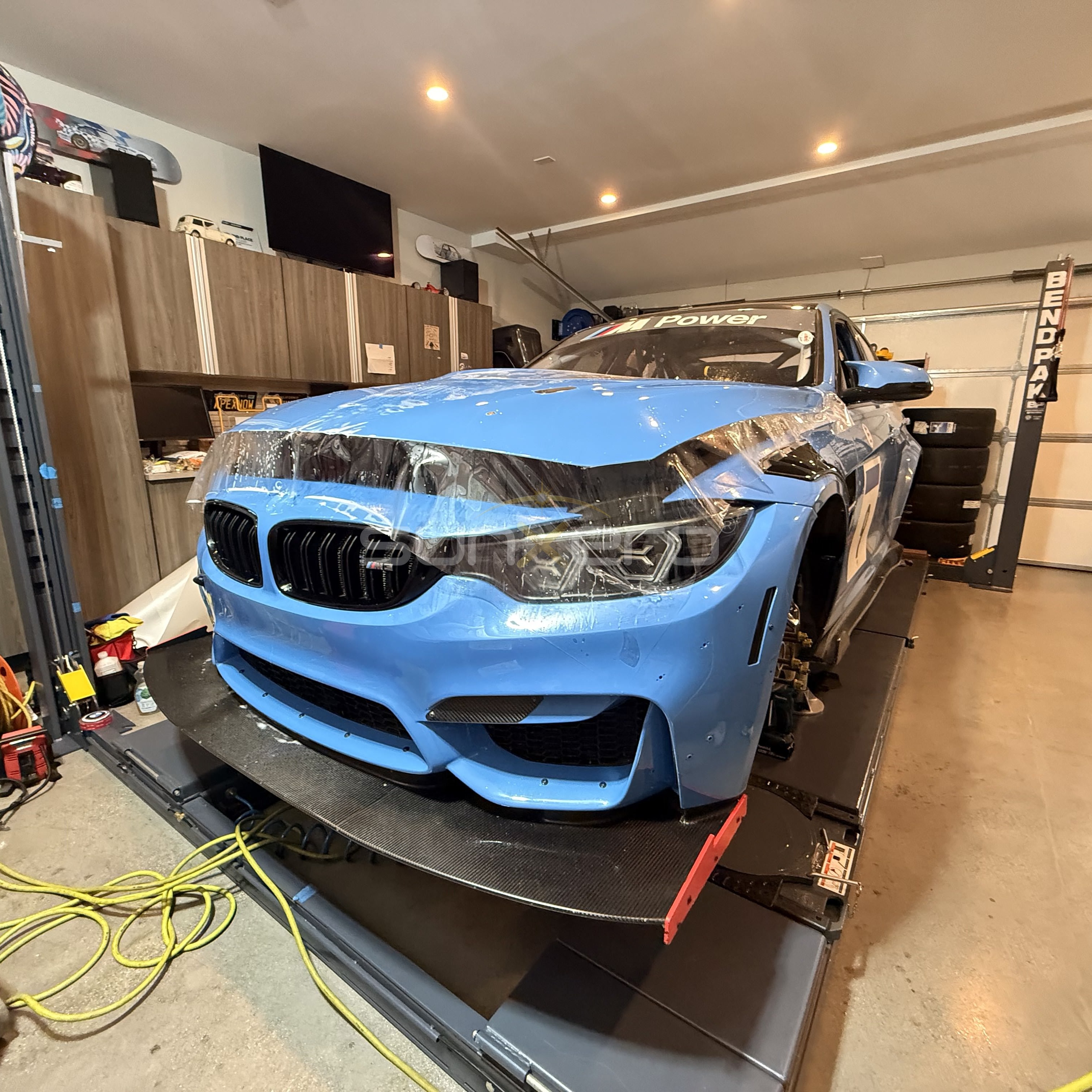 Blue BMW — Dyno Garage