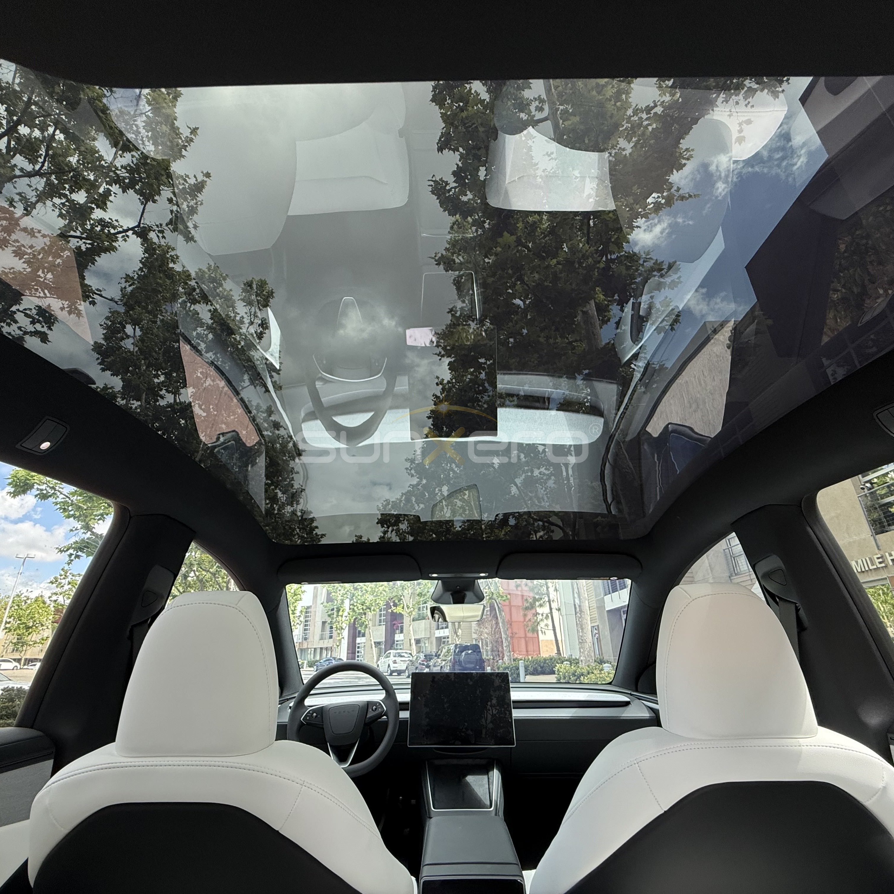 Car Interior — Panoramic Glass Roof