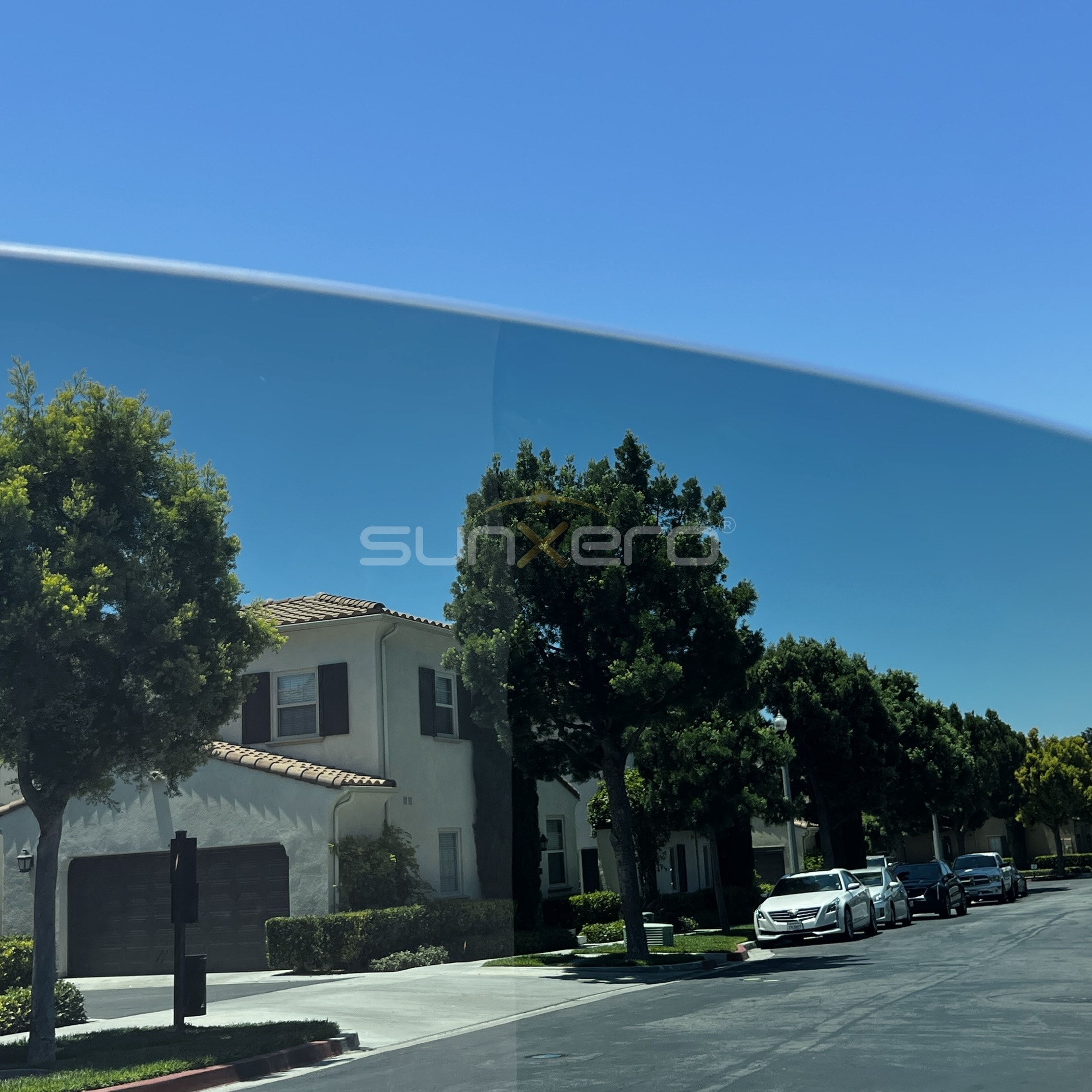 Suburban Street — Modern Houses