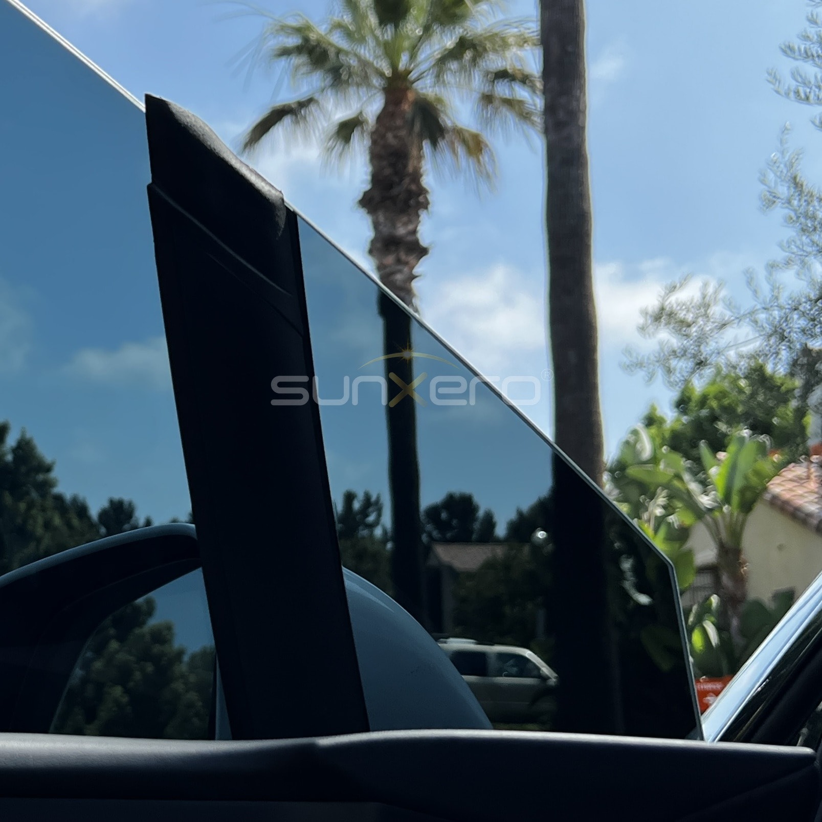 Car Door Open — Tropical Setting