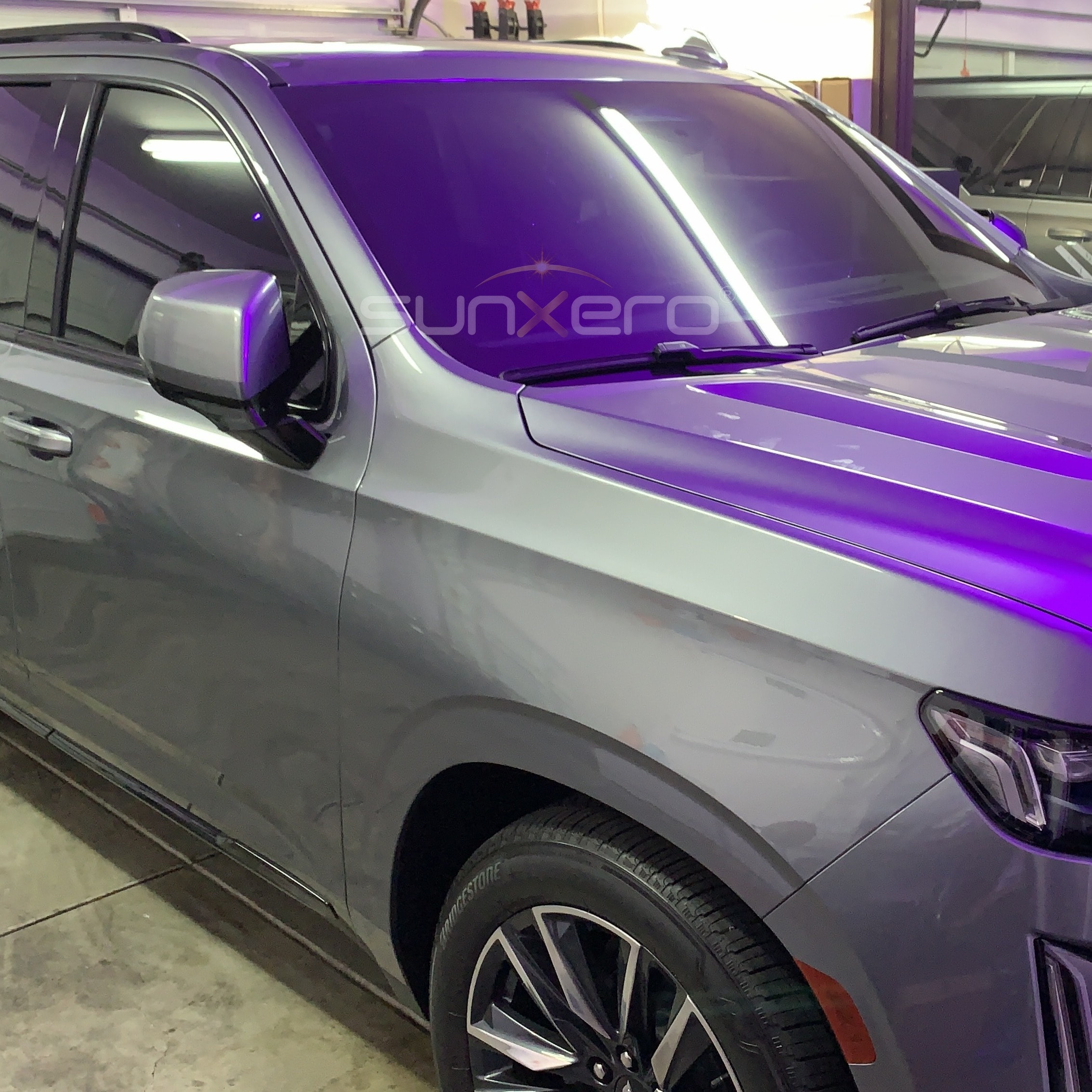 Purple SUV — Neon Lighting Effects