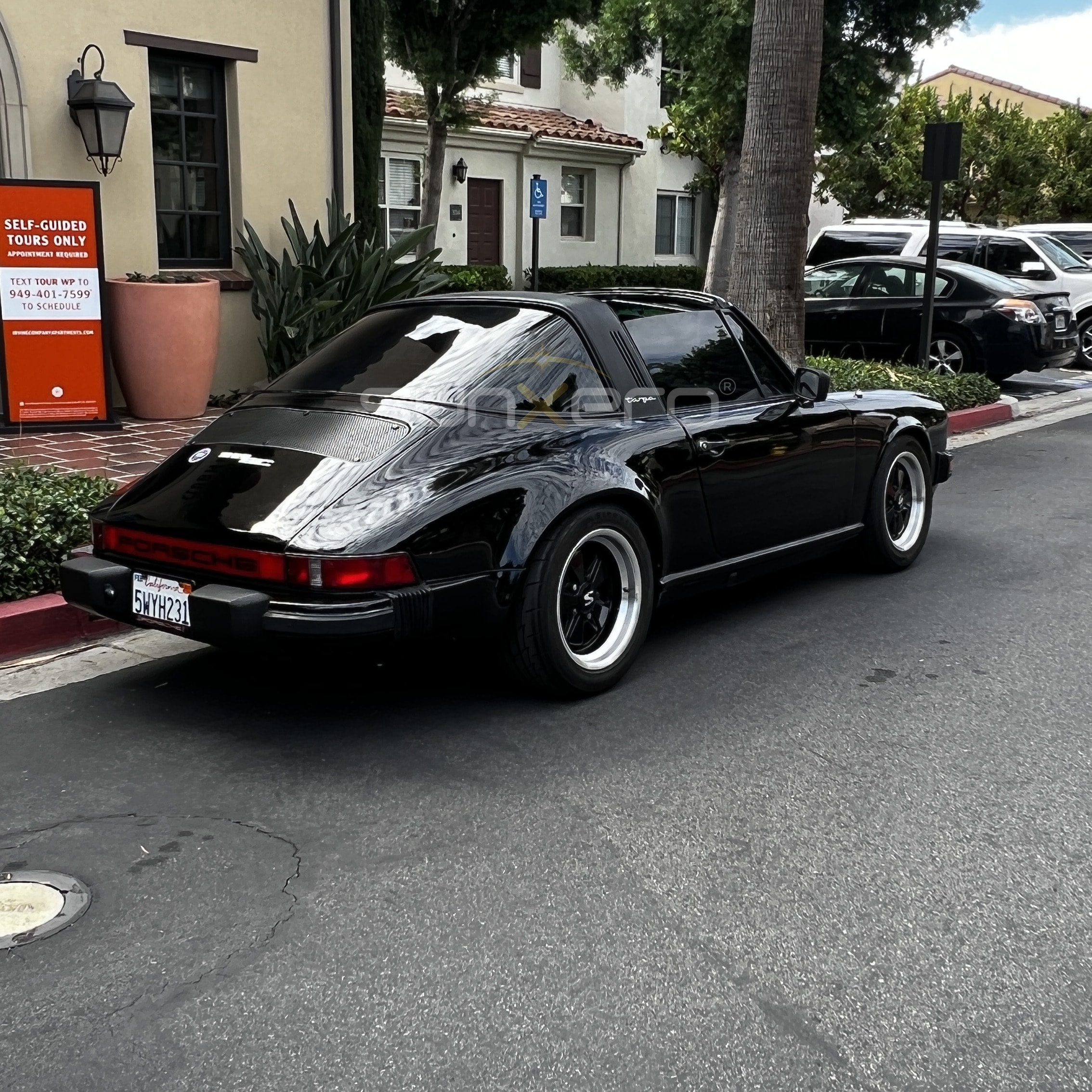 Black Porsche 911 Targa — Street
