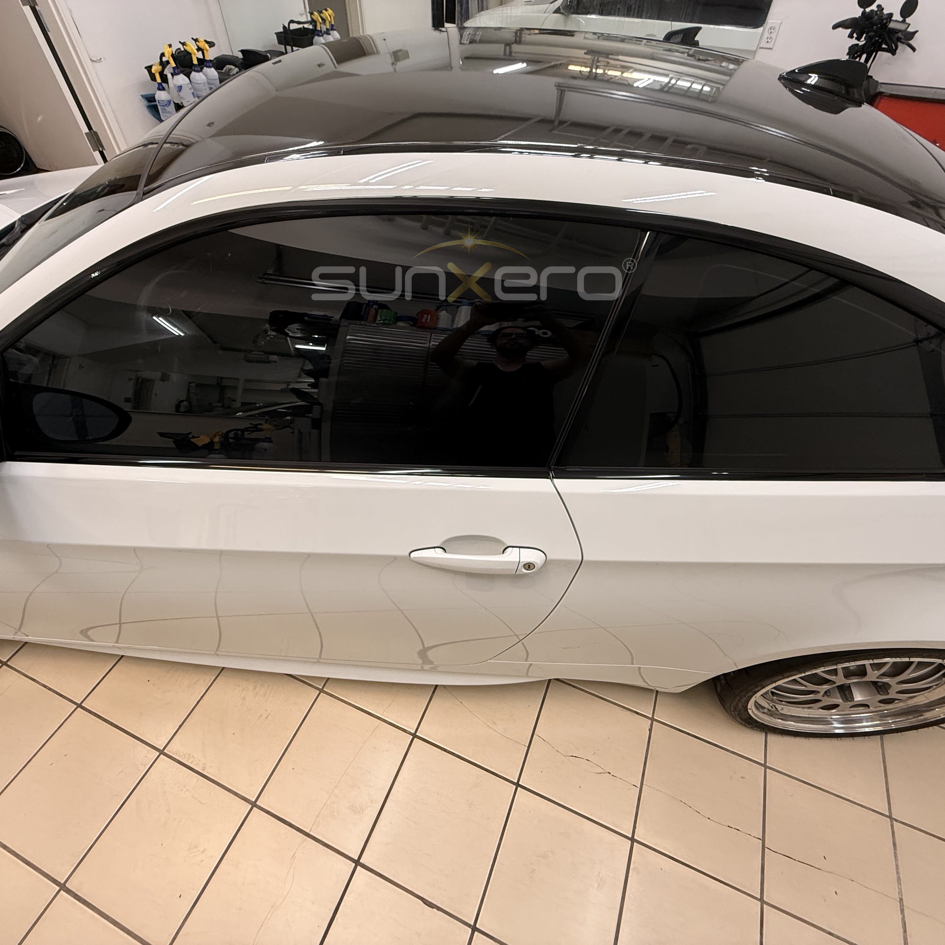 White Car — sunxero Window Tint Applied